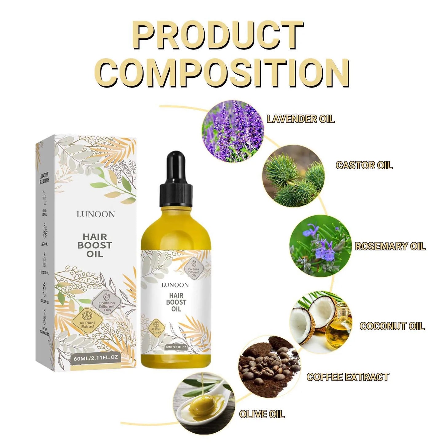 Rosemary Hair Growth Serum Anti Hair Loss Baldness Fast Regrowth Hair Care Oil Repair Damaged Hair Scalp Treatment For Women Men