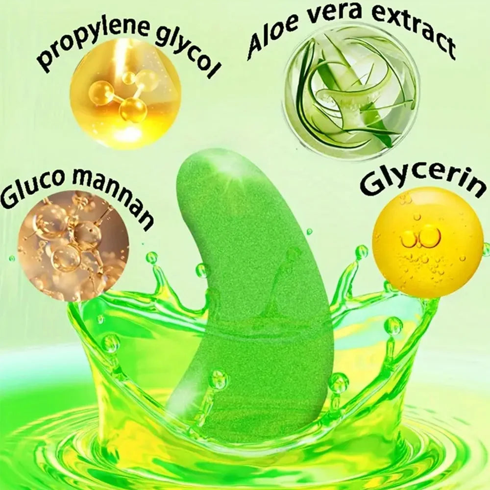 60pcs SADOER Aloe Vera Collagen Eye Mask Anti Dark Circles EyesCare Gel Masks Eyepatch Beauty skincare Moisturizing  Eye Patches