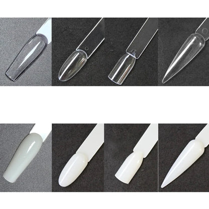 False Nail Tips Nail Swatch Nail Art Display Sticks Acrylic Fan Gel Nail Polish Showing Shelf 30/60 pcs Practice Manicure Tool