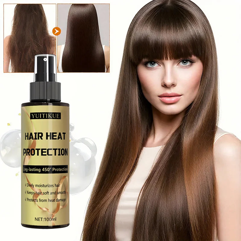 YUITIKUE Hair Oil deeply moisturizes hair, making it soft and smooth, and protects it from heat damage.