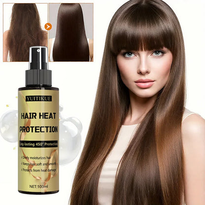YUITIKUE Hair Oil deeply moisturizes hair, making it soft and smooth, and protects it from heat damage.
