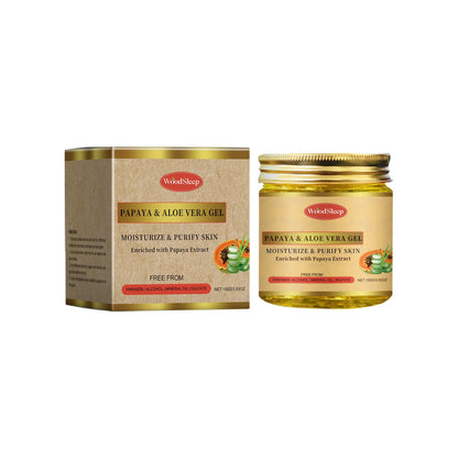 Aloe Vera Soothing Gel Deep Moisturizing Sunburn Repairing Improve Acne Relieve Redness Sensitive Skin Hydrating Facial Cream