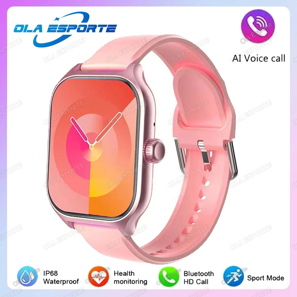 New Smart Watch Bluetooth Call Heart Rate Sleep Monitoring 100+ Sports Modes Pedometer IP68 Waterproof Smartwatch For Men Women
