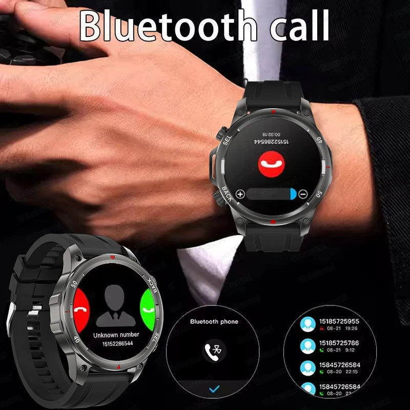 2025 New Bluetooth Call Smart Watch Woman AMOLED HD Screen Heart Rate NFC IP68 Waterproof GPS Sports BT Call Smart Watch For Men