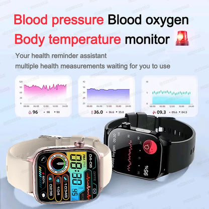 2025New ECG+PPG AI Health Diagnose Smart Watch Men Women Clock Blood Lipid BP Uric Acid Heart rate Tracker For Xiaomi Smartwatch