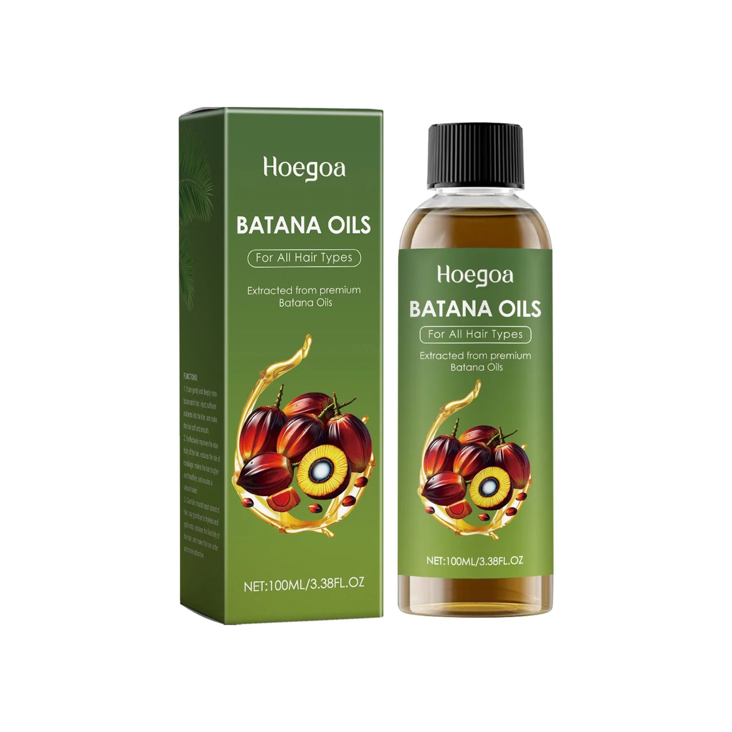 Natural Batana Oil Hair Growth Strengthens Scalp Reduce Loss Anti-Breakage Hair Smoothing Nourishing Hair Product For Men Women
