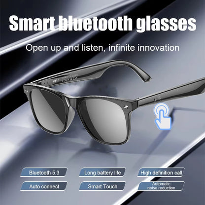 2025 New Smart Glasses Men Multiple Language Al Intelligent Translation Anti-blue Lens Wireless Call Voice Assistant Glasses Man
