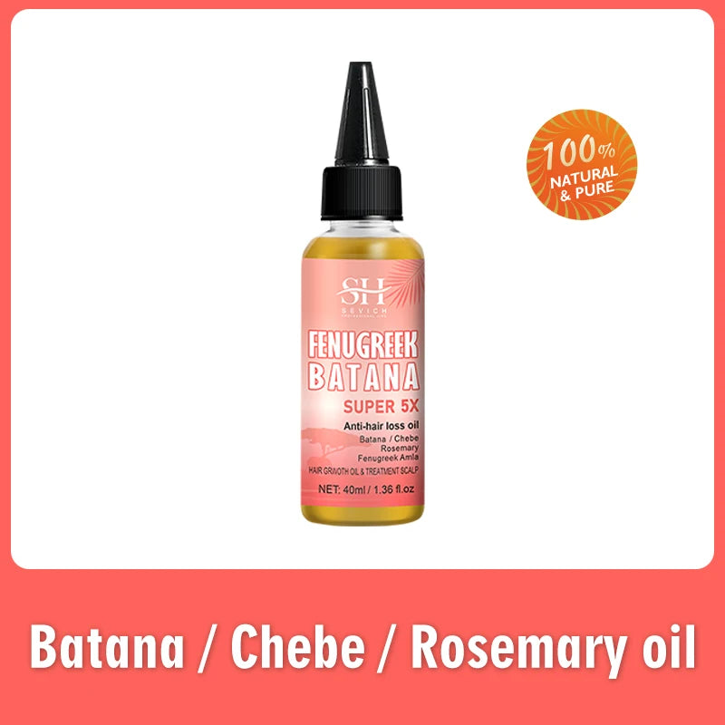 Natural Hair Growth Oil 100% Natural African Fast Regrowth Thicken Oils for Prevent Hair Loss Increase Hair Thickness Scalp Hair