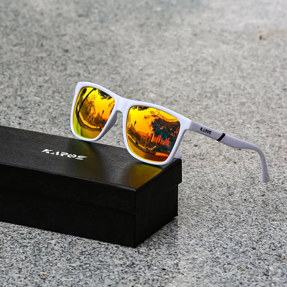 KAROS Polarized Sunglasses Driving Outdoor Travel Ultralight UV400 Eyewear Men Women Sports Fishing Mirror Sun Glassses YZ2015WB