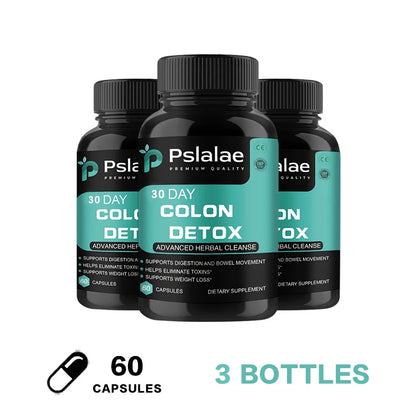 60-Day Colon Detox - Intestinal Health, Colon Cleansing & Detoxification, Promotes Bowel Movements