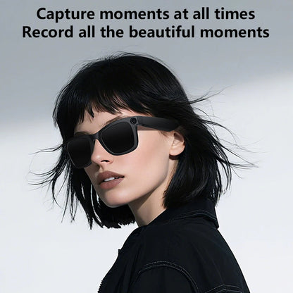 Xiaomi 8K HD AI Smart Camera Glasses With Long-lasting Battery Voice Assistant Control Calling Music Outdoor Photo-grey Glasses