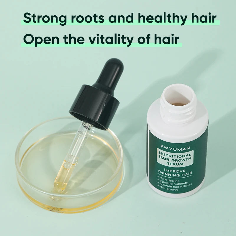 Hair Growth Essential Oil Prevent Baldness Regrowth Strengthening Oil Nourishing Treatment for Split Ends Dry Organics Hair Care