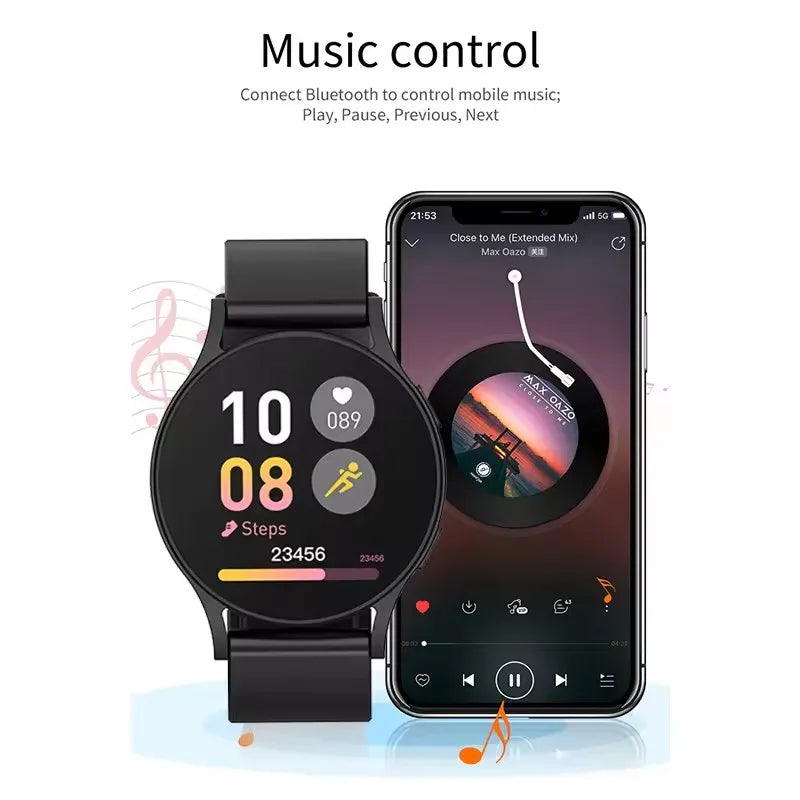 Bluetooth Call Smart Watch 2025 1.39‘’ Inch 240*240 Custom Dials Health Monitor Watch 6 Sports Smartwatch Men Women Android IOS