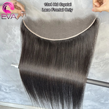 Eva 5x5 Hd Lace Closure Straight 13x4 Lace Frontal Closure Hand Tied Human Hair Closures Free Part Hd Lace Closure Pre Plucked