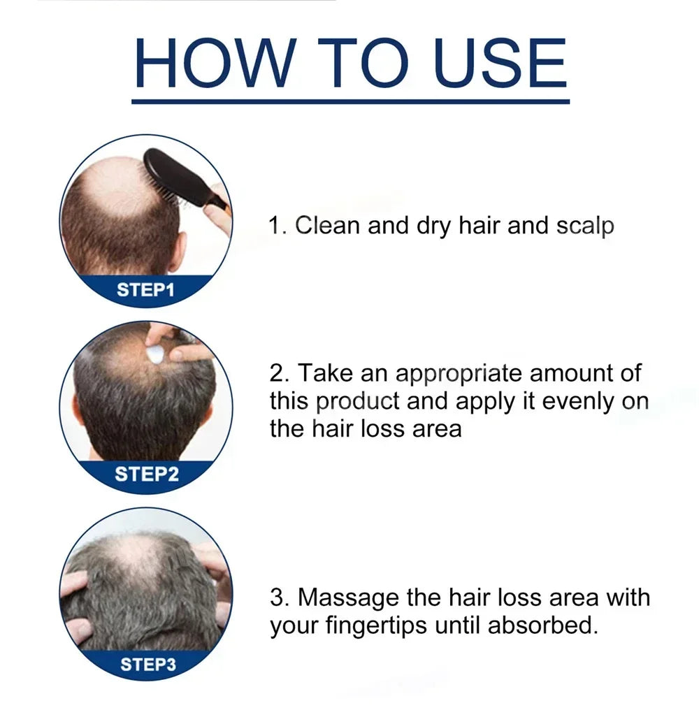 Say Goodbye to Baldness Hair Loss Product Ginger Oil Care Serum Hair Growth for Men Women