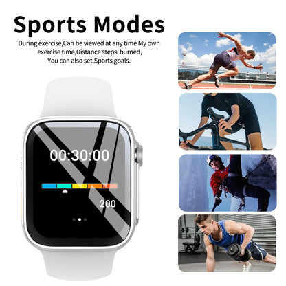 2.01" Large Screen Smart Watch (Unisex) – Calls, Alerts, Fitness, Camera Control, Music, Weather & More Modes. Ultra Value, A Mu