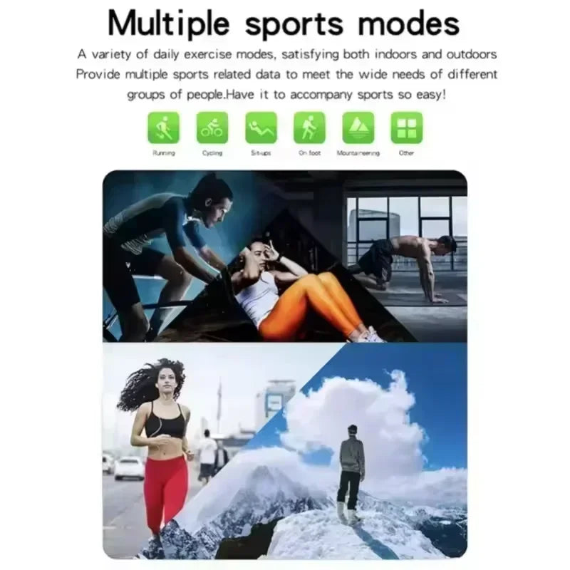 7 Watch Straps New S100 Ultra Smartwatch 2.2 HD Amoled Circular Screen ECG Monitoring Reloj inteligente with Protective Case