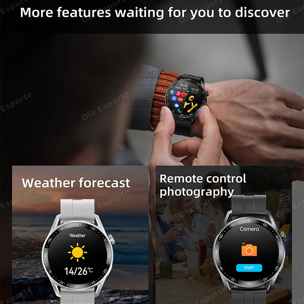 New Watch 4 Pro Upgrade Smart Watch 2025 Watch 4 Series Heart Rate Sleep Health Monitoring BT Call Sports Waterproof Smartwatch