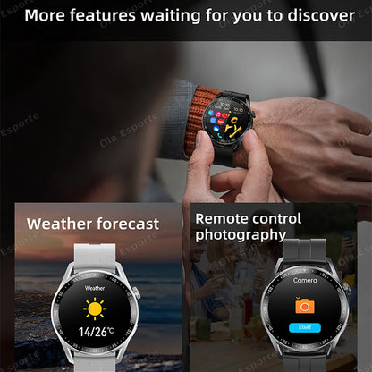 New Watch 4 Pro Upgrade Smart Watch 2025 Watch 4 Series Heart Rate Sleep Health Monitoring BT Call Sports Waterproof Smartwatch