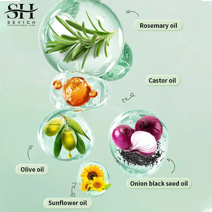 Hair Growth Oil Set Rosemary Hair Growth Oil Natural Herbal Hair Care Shampoo India Ayurvedic Anti Hair Loss Hair Regrowth Serum