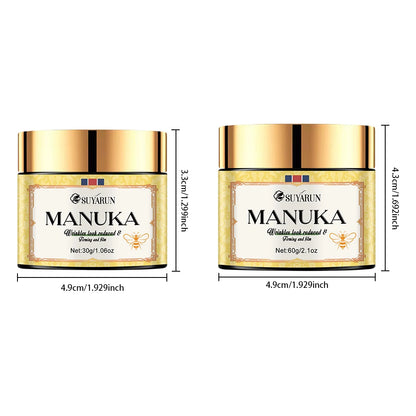 SUYARUN Manuka Honey Collagen & Retinol Moisturizer - Deep Hydration, Skin Repair, Brightening - For All Skin Types.