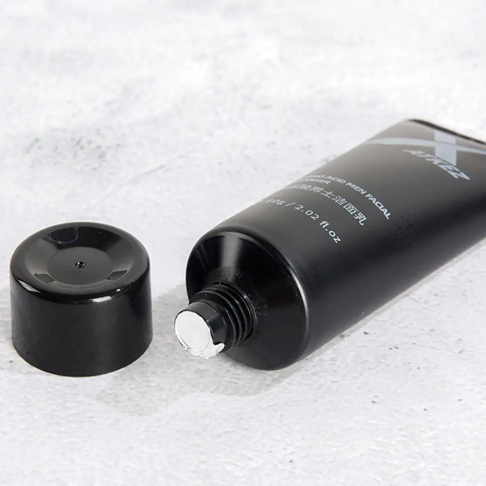 1/2PCS Amino Acid Face Wash For Men Oily Skin Gentle Foaming Facial Cleanser For Deep Cleansing Moisturizing Soothing Refreshing