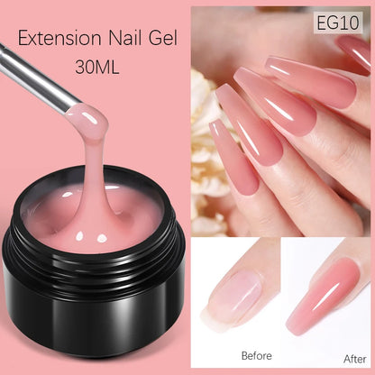 Born Pretty 15ml Aurora 3D Shaping Non Stick Hand Nail Extension Gel Soak Off UV LED For Nail Building Manicure Construction Gel