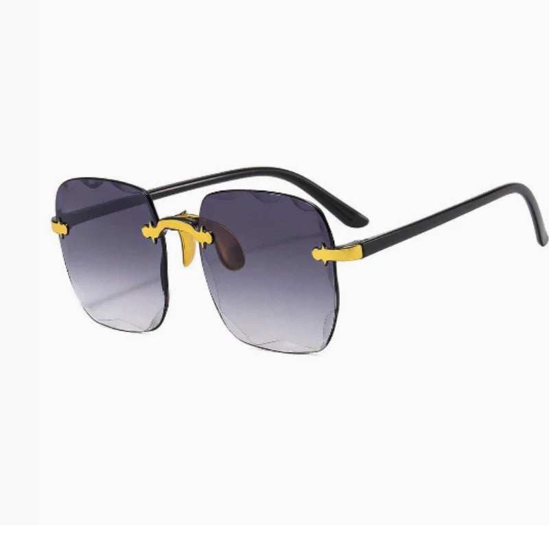 Square Sunglasses Woman Fashion Rimless Gradient Sun Glasses Brand Designer Sunglasses for Women Очки Солнечные Женские Очки