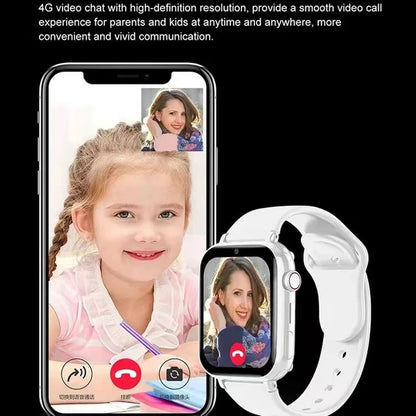 2025 New Smart Watch Kids Gift GPS Video Call SOS Child Smartwatch Camera Monitor Tracker Location Phone Watch Safety protection