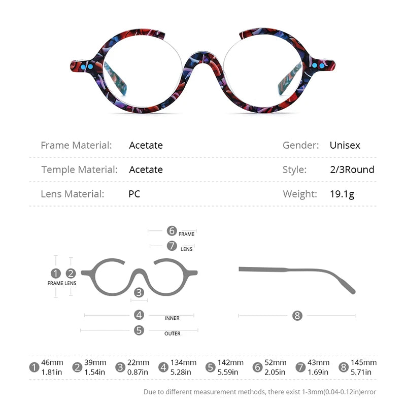 HEPIDEM Acetate Glasses Men Brand Designer Round Women Nerd Eyeglasses Frame Japanese Handmade Spectacles Vintage Eyewear 9191