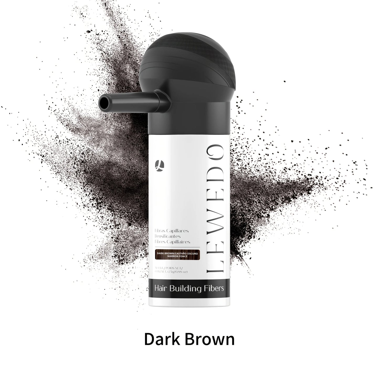 2pcs/set Hair Fibers Regrowth Powders Keratin Applicator Hair Building Fibers Spray Pump Hair Growth Products Beauty Health