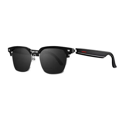 AI Bluetooth Smart Glasses Real-Time Translation Multilingual Listening Music & Call Functionality