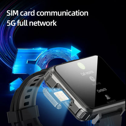 VP999 Ultra Large Screen Smart Watch 4G Dual Camera 64GB Face Recognition Unlock 1400mAh Maps 2.4 inch Touch Screen Smartwatch