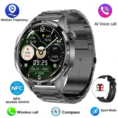 Watch 5 PRO Smart Watch Men Watch 5 AMOLED HD Screen Bluetooth Call GPS Trajectory NFC Heart Rate Compass SmartWatches 2024 New