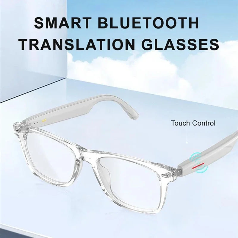 Smart Glasses 144 AI Languages Translator Chat Intelligent Bluetooth Call Glass Touch Headset Real-time Sunglasses for Women Man