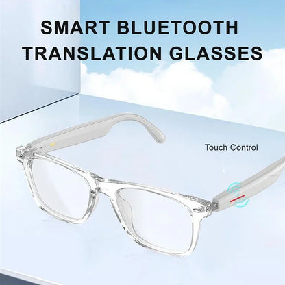 Smart Glasses 144 AI Languages Translator Chat Intelligent Bluetooth Call Glass Touch Headset Real-time Sunglasses for Women Man