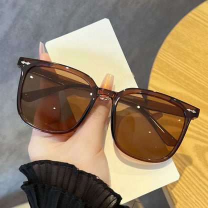 New Vintage Rectangle Glaases Frame Men Women Brand Designer Square Sunglasses Frame Fashion Luxury Sun Glasses Oculus UV400