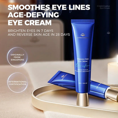 Expressions Wrinkle Free Eye Cream Anti-Aging Retinol Eye Serum for Dark Circles and Bags Best Eye Cream for Wrinkles