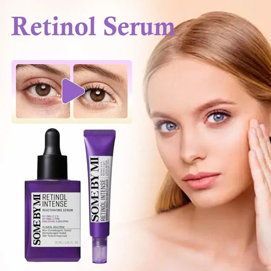 Korean Retinol Powerful Revitalizing Serum Triple-Functional Eye Cream Firm Eye Area Anti-aging Moisturizing Nourishing Essence