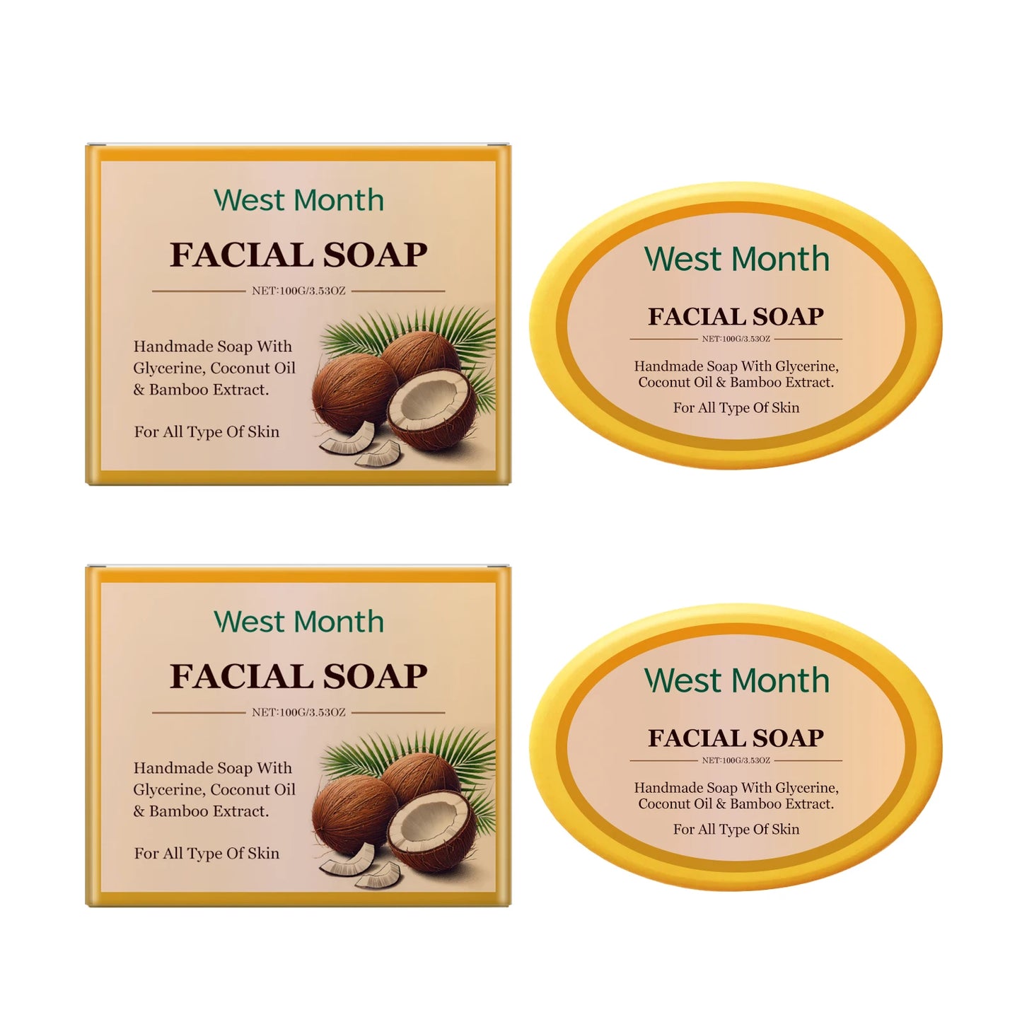 Acne Remover Soap Cleansing Oil Control Shrink Pores Brightening Smoothing Glow Moisturizing Anti Blackhead Pimples Facial Soap