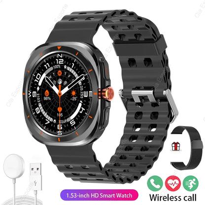 2025 Smart Watch GT7 Ultra HD AMOLED Screen Bluetooth Talk Heart Rate Health Monitoring Men Women Sports Watches For iOS Samsun