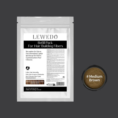 Hair Fiber 100g Keratin Hair Fiber Thickening powder Hair Building Fibers Powder Hair Loss Instant Regrowth Powder Refill Bag