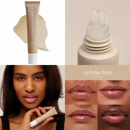 Summer Fridays Lip Balm Moisturizing Mirror Lip Gloss Lip Pink Sugar Coffee Cake Smell Vanilla Lipstick Transparent Oil Makeup