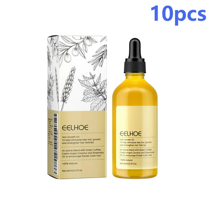 EELHOE Rosemary Oil Hair Growth Products Anti Hair Loss Treatment Volume Hair Thickener Strengthening Rosemary Essential Oil