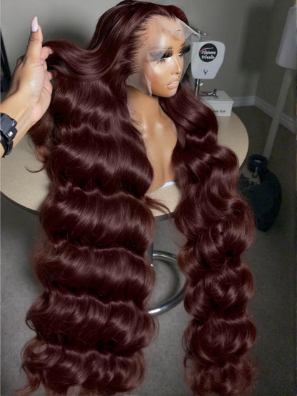 Luvin Brazilian Chocolate Brown Wig Body Wave Chocolate Brown Human Hair Wigs Body Wave Lace Front Wig 13x6 Brown Wig For Women