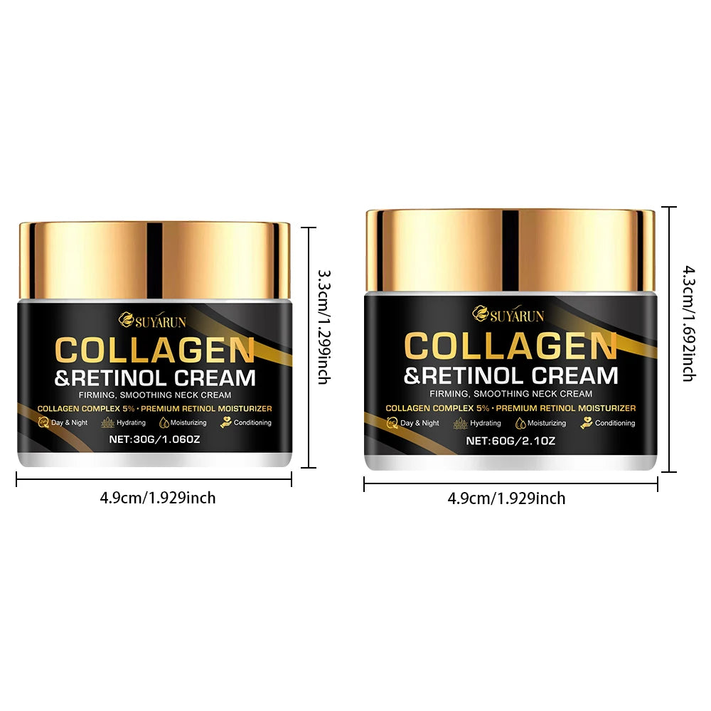 Collagen Advanced Retinol cream, rich in aloe vera leaf and shea butter, easy to absorb, delicate and moisturizing