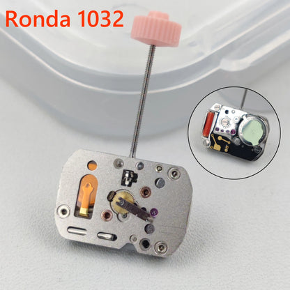 Genuine Ronda 1032 Quartz Watch Movement High Accuracy Modification 1032 Mechanism with Battery Repair Accessories
