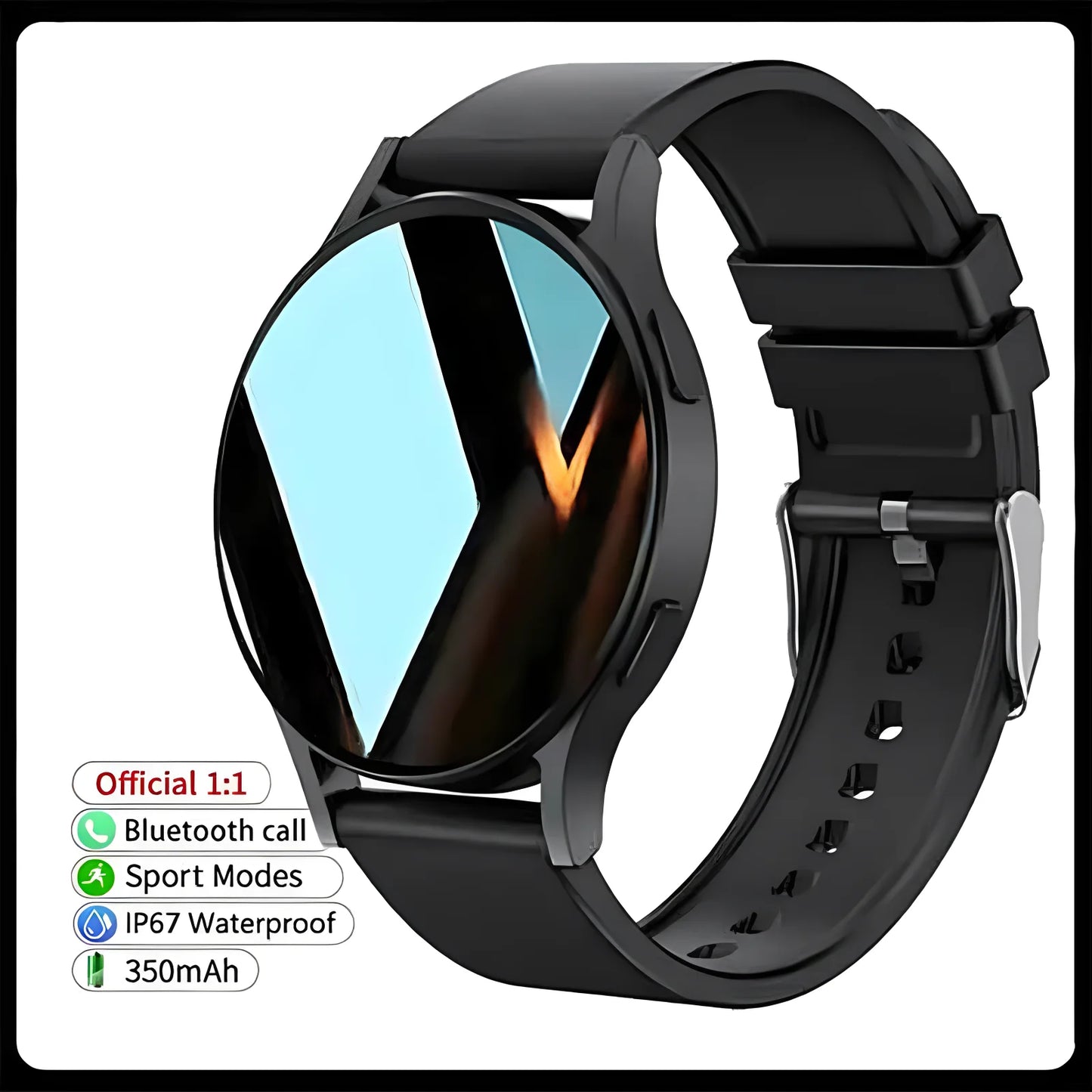 2025 New Watch 6 Bluetooth Call Smart Watch 1.39” 240*240 Custom Dials Sport Men Women Health Monitor Smartwatch For Android IOS