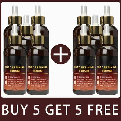 Pore Minimizing Serum Acid Shrink Pores Removing Large Pores Blackheads face Moisturizing Brightning Skin Care Essence Oil