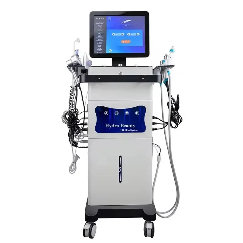 15 in 1 Hydra-Deep Cleansing Machine, Water Analyzer for Facial Care